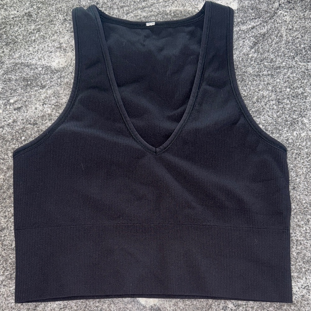 Aurora Crop Rib Tank